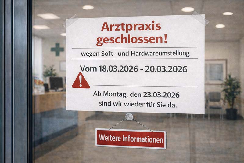 Praxis geschlossen